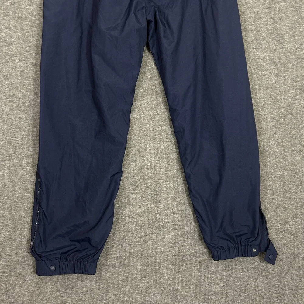 Vtg Eddie Bauer‎ Rain Pants Men's Medium Navy Waterproof Outdoor Seam Sealed